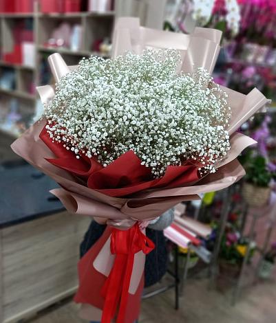 Букет цветов из: Гипсофила в Чаплыгине