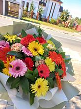 Букет цветов из:  Герберы #REPLACE_PRED# Чаплыгине