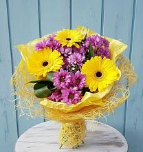 Букет цветов из:  Хризантемы и Герберы в Чаплыгине