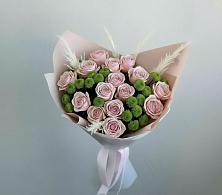 Букет цветов из:  Розы и Хризантемы в Чаплыгине