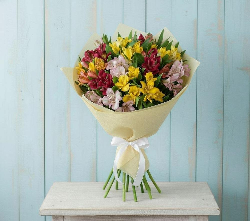 Букет цветов из: Альстромерии в Чаплыгине